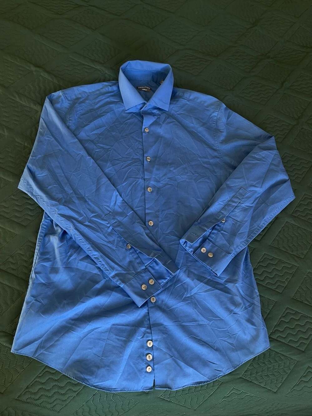 Kenneth Cole Reaction Slim Fit Long Sleeve Button-Down Dress Shirt